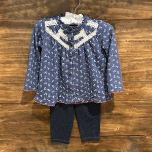 Matilda Jane top with jeggings